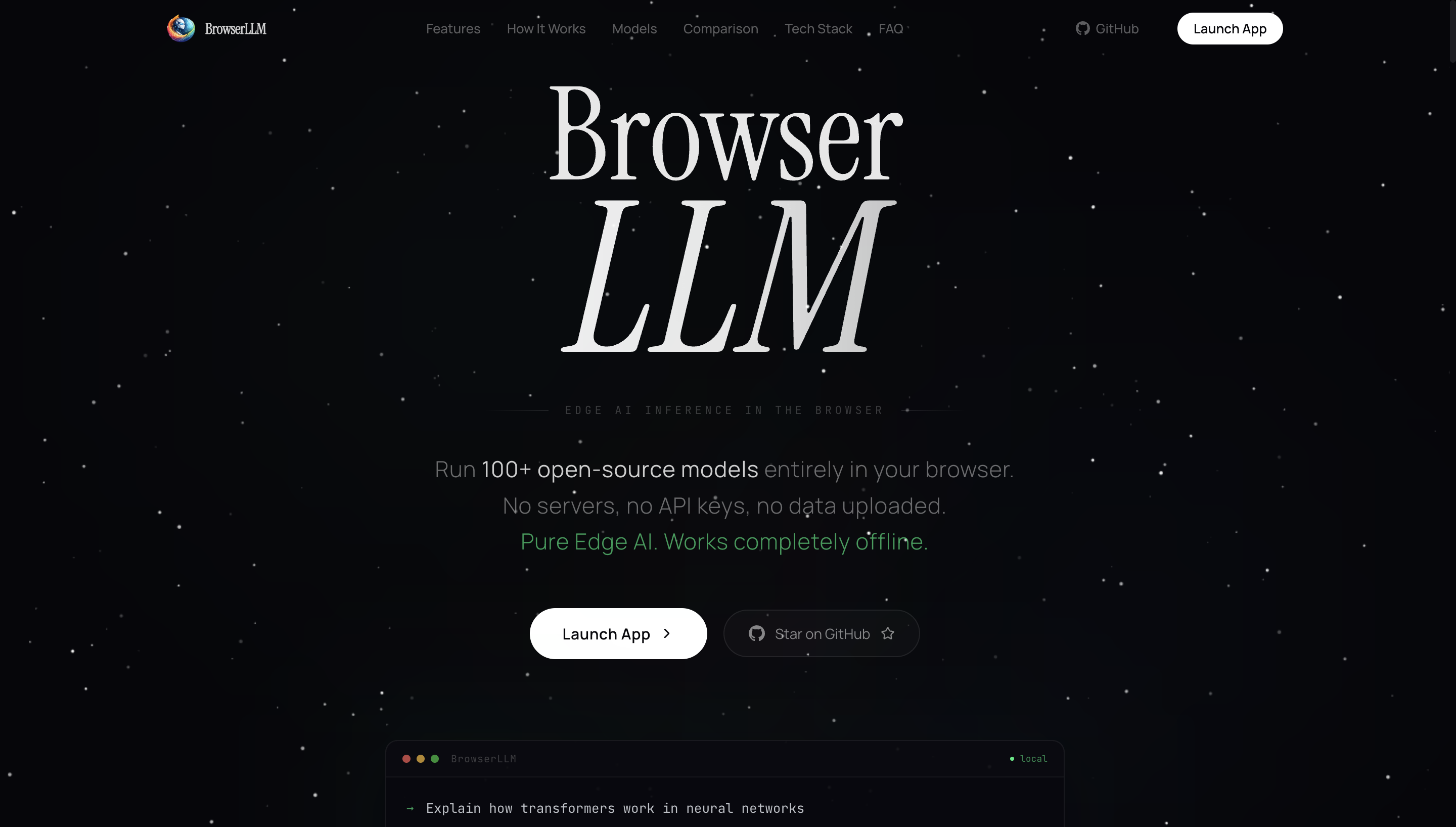BrowserLLM - Run AI Models Directly In Your Browser | Free, Private ...